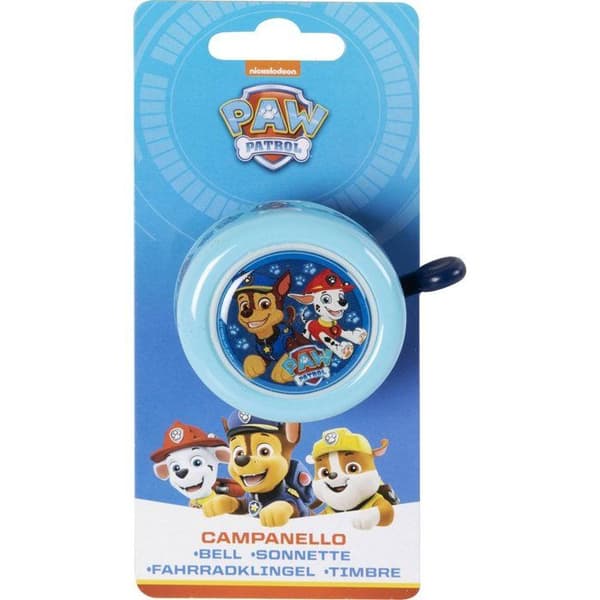 Cykelklocka - PAW PATROL - Universal - Blå metall - Lätt att fästa - Paw Patrol mönster