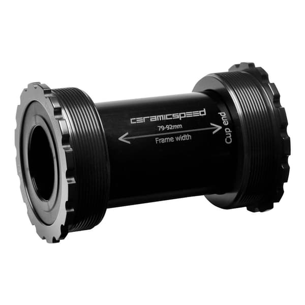 Ceramicspeed Belagda Koppar För Bottenfäste T47/86 Shimano Svart 85.5/86 mm
