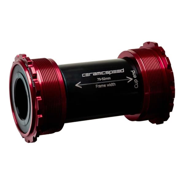 Ceramicspeed Bottenfäste Koppar T45 Shimano Röd,Svart 82.5 mm
