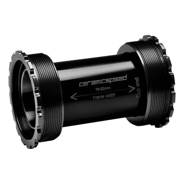 Ceramicspeed Päällystetyt Pohjakannattimet T47/86 30 Gravel Musta 86 mm