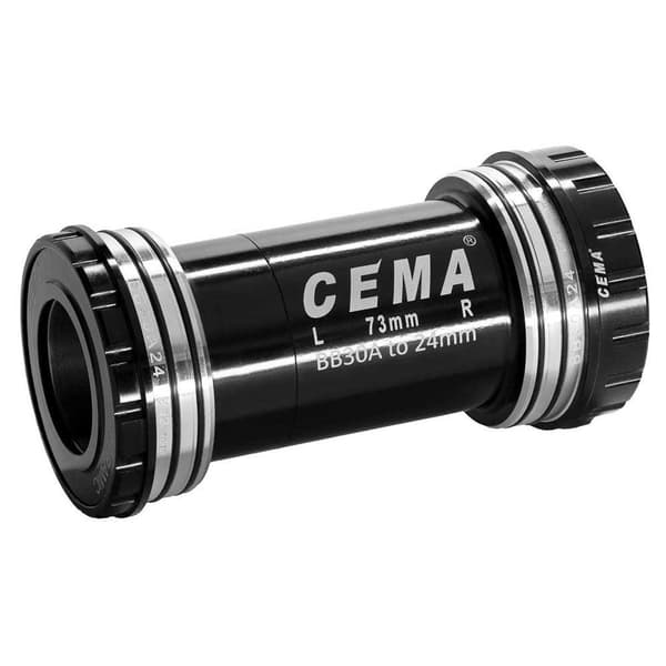 Cema Bottenfästeskoppar I Rostfritt Stål För Shimano Bb30a Interlock Silver 73 mm