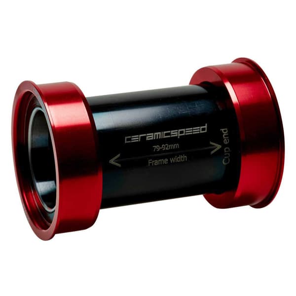 Ceramicspeed Belagda Koppar För Bottenfäste Pf4630 Mtb Röd,Svart 73 mm