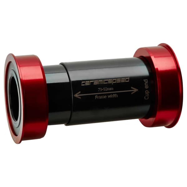 Ceramicspeed Alakannattimen Kupit Evo386 Sram Gxp Punainen,Musta 86.5 mm
