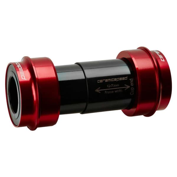 Ceramicspeed Belagda Koppar För Bottenfäste Pf30 Sram Gxp Mtb Röd,Svart 73 mm