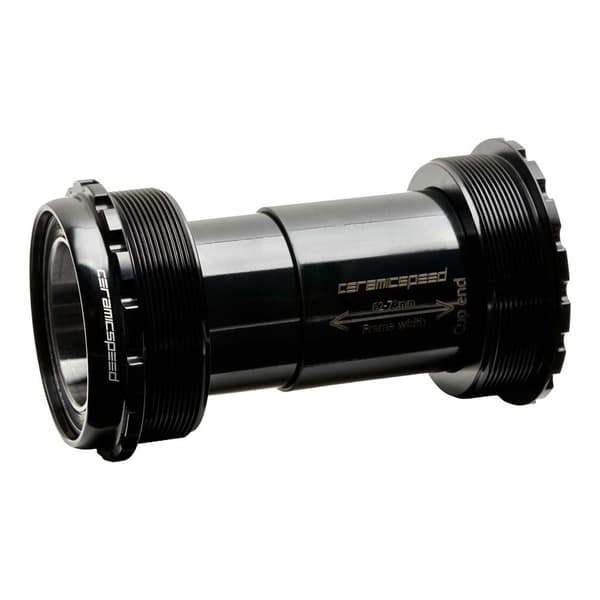 Ceramicspeed Belagda Koppar För Bottenfäste T47a 30 Gravel Svart 77 mm