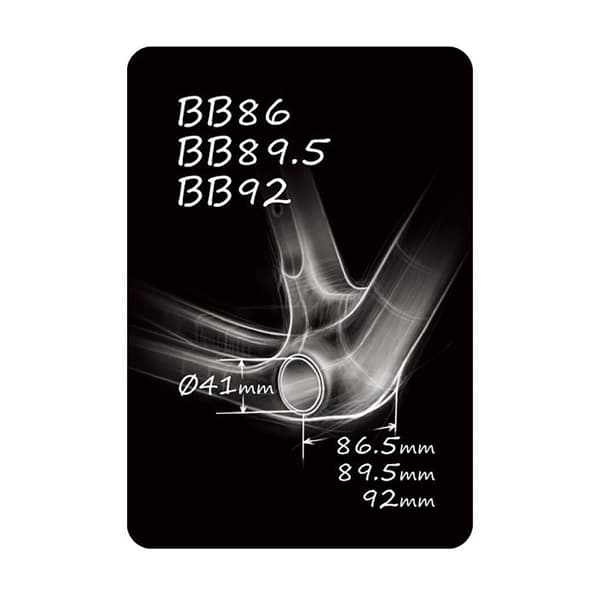 Token Bottenfäste Bb841t-41 Ninja Bb Silver 86.5/92 mm
