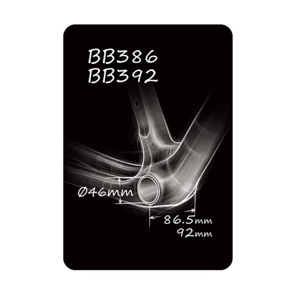 Token Bottenfäste Bb38629p Ninja Bb Lite Silver 86.5/92 mm