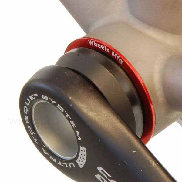 Wheels Manufacturing Press Fit 30 Campagnolo Sulkumerkki Sovitin Varten Campagnolo Kampisarja Hopeinen