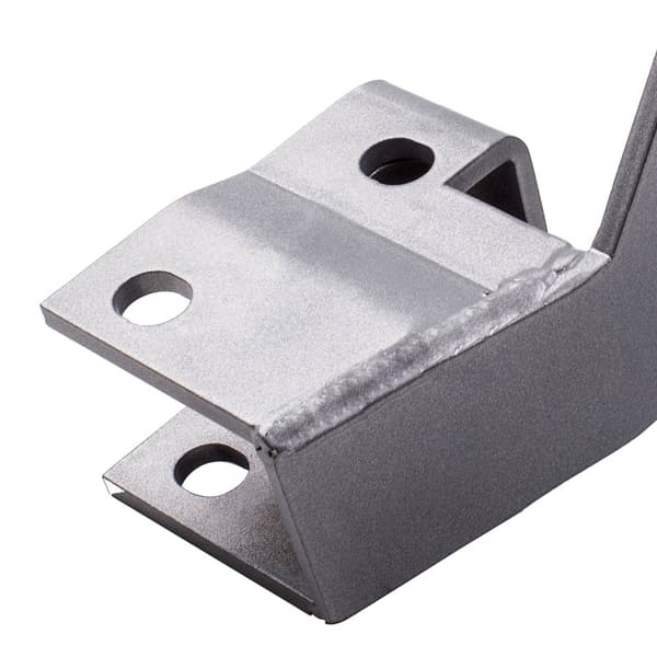 Framspårstänger med sänkbracket, tungt kolstål, precisions CNC-bearbetad, möjliggör installation av däck i plusstorlek.