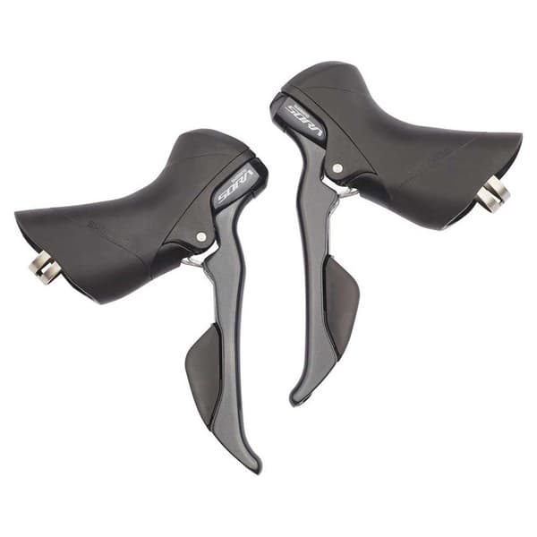 Shimano Jarrukahva Kanssa Vaihdevipu Dual Control Lever (3x9-speed) Sora Eu Hopeinen 3 x 9s