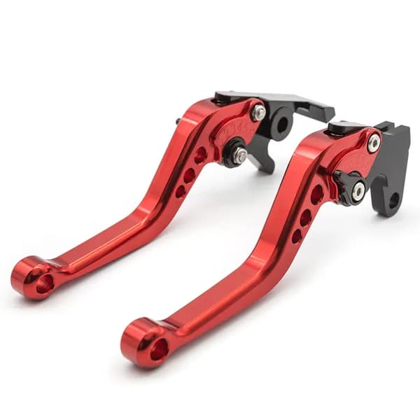 Motorcykel Bremse Koblingsgreb, Justerbare, Passer til Honda CBR500R CB500F CB500X, Rød 147mm