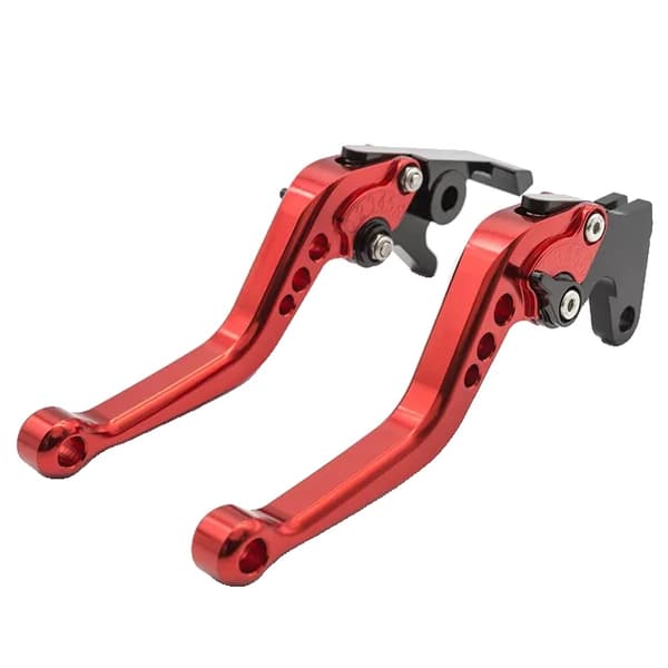 Motorcykel Bremse Koblingsgreb, Justerbare, Passer til Honda CBR500R CB500F CB500X, Rød 147mm