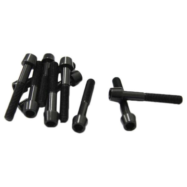 Msc Bolte Anodiseret Alu7075t6 10 Enheder Sort M6 x 40 mm