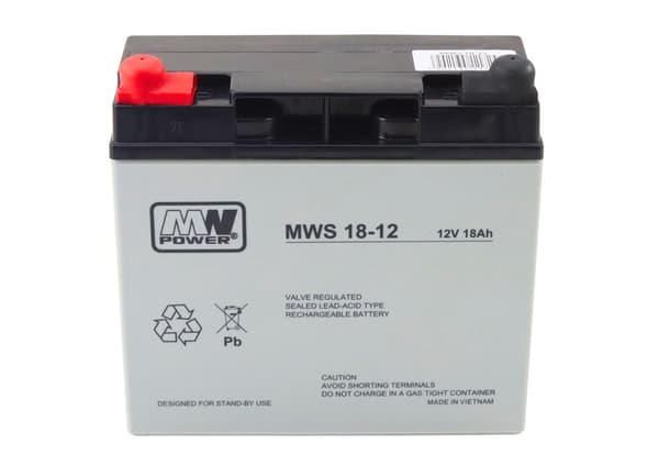 AGM gel battery for the car for a 12V18Ah battery