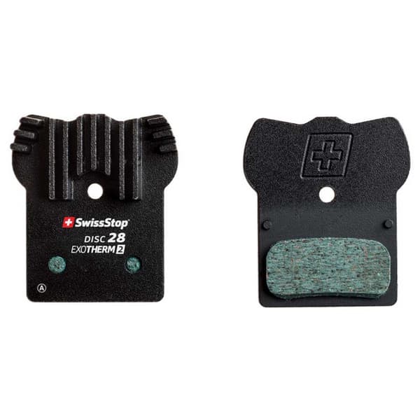 Swissstop Skivbromsbelägg 28 Exoth2 Aleta Shimano Svart