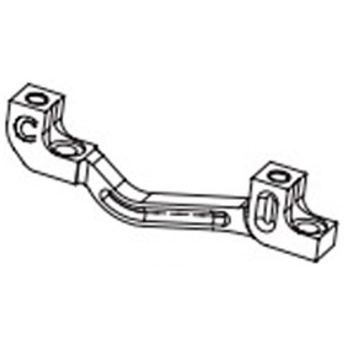 Hope Fram/bak C Skiva Adapter. Postmount Svart 160-203 mm