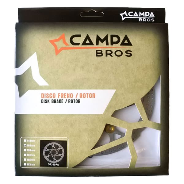 Campa Bros Flydende Skivebremse Kombat 6b Søvfarvet 160 mm