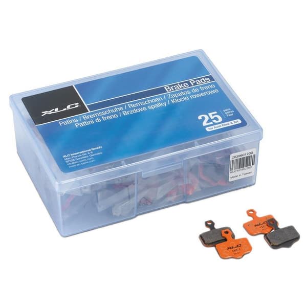 Xlc Skivebremseklodser Avid Elixir/xx 25 Par Orange,Sort