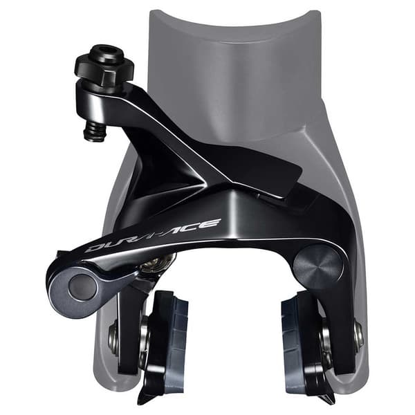Shimano Bremsekaliber For Fælge Dura Ace R9100 Direct Anchorage Sort Front