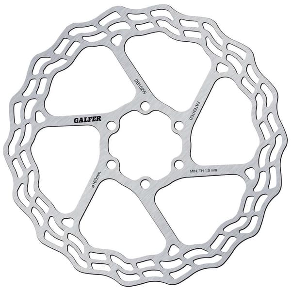Galfer Bromsskiva Wave Fixed 6b System Silver 140 mm