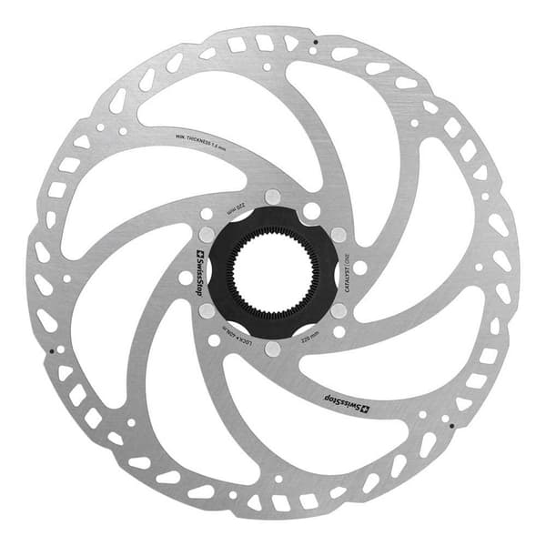 Swissstop Catalyst One Centerlock Bromsskiva Silver 160 mm