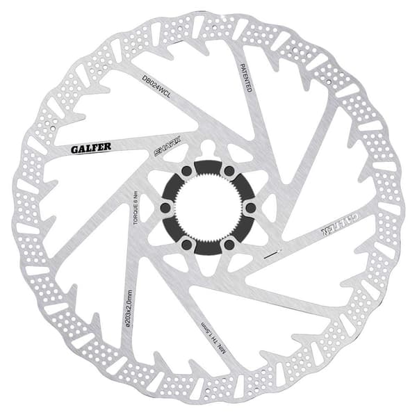 Galfer Db024wcl Center-lock System Bremseklods Søvfarvet 203x2.0mm