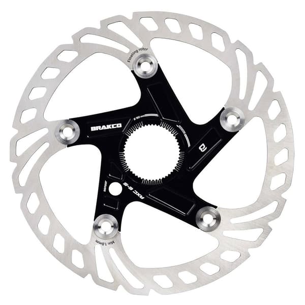Brakco Axc Cl Floating Cnc E-bike 2 Mm Bromsskiva Silver 220 mm