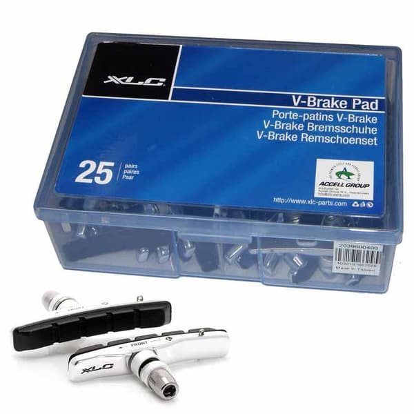 Xlc Bromsbackar Bs V Cartridge V 02 25 Par Svart,Silver 72 mm