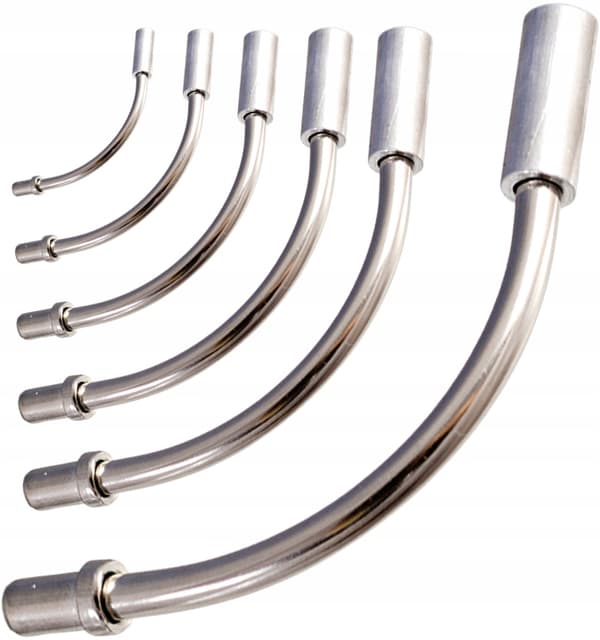 V-bremsekablets styrerør Aluminium.