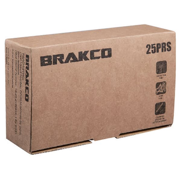 Brakco Symmetrinen Täydelliset Jarrupalat A2 V-brake 70 Mm 25 Yksiköitä Hopeinen