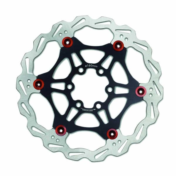 Bonin Dr-06fa 6b Bromsskiva Vit,Silver 160 mm