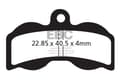 Miniatyrbild 1 av 2: CFA300HH - Cykelbromsbelägg (sintrade) från EBC Brakes