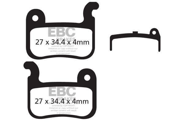 CFA370HH - Cykelbromsbelägg (sintrade) från EBC Brakes