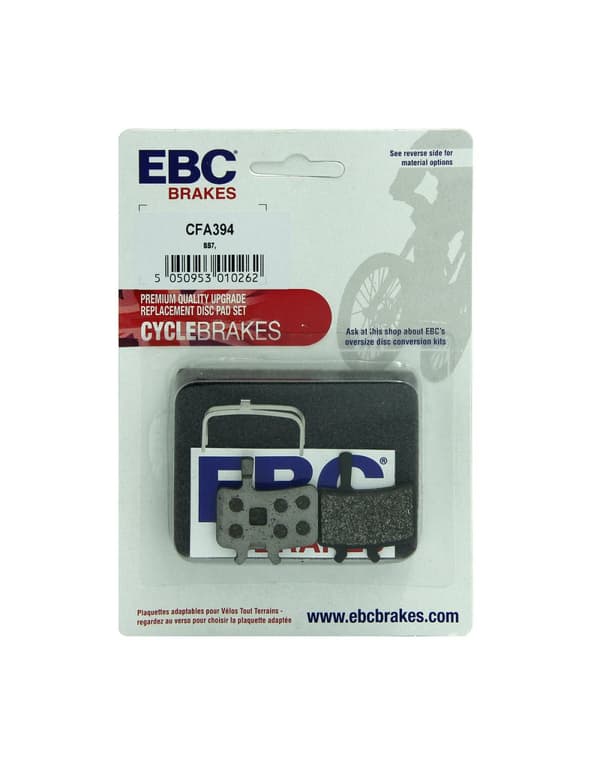 CFA394 - Cykelbromsbelägg (ekologiska) EBC-bromsar