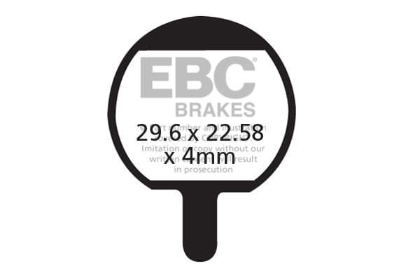 CFA421HH - Cykelbromsbelägg (sintrade) från EBC Brakes