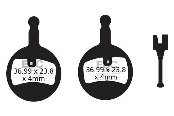 CFA439HH - Cykelbremseklodser (sintret) fra EBC Brakes