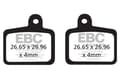 Miniatyrbild 1 av 2: CFA466R - Cykelbromsbelägg (organisk prestanda) EBC-bromsar