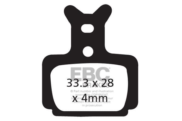 CFA470HH - Cykelbremseklodser (sintret) fra EBC Brakes