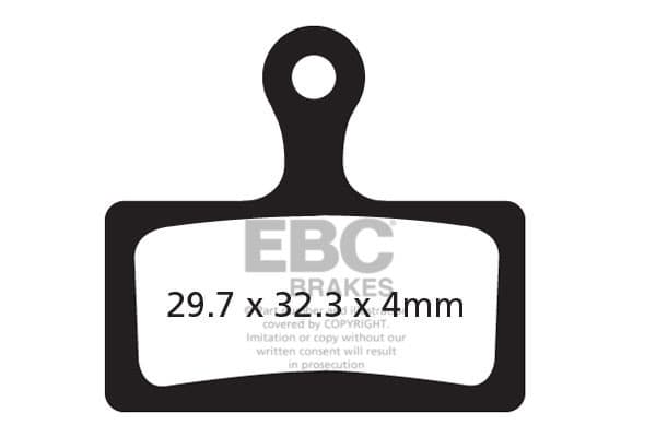 CFA614HH - Cykelbromsbelägg (sintrade) från EBC Brakes