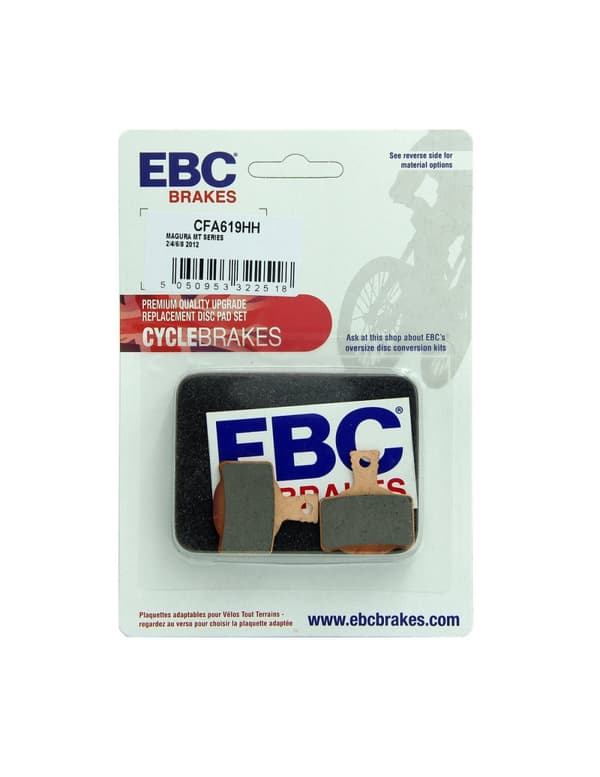CFA619HH - Cykel bremseklodser (sintrede) EBC Bremser