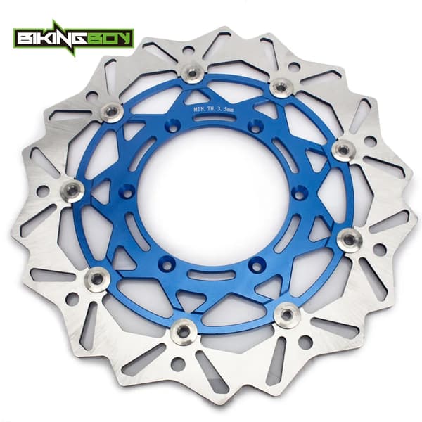 Disc Rotor til Suzuki DR-Z 400 SM, 320 mm Diameter, Rustfrit Stål Konstruktion,Blå Skive