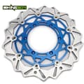 Miniatyrbillede 2 af 2: Disc Rotor til Suzuki DR-Z 400 SM, 320 mm Diameter, Rustfrit Stål Konstruktion,Blå Skive