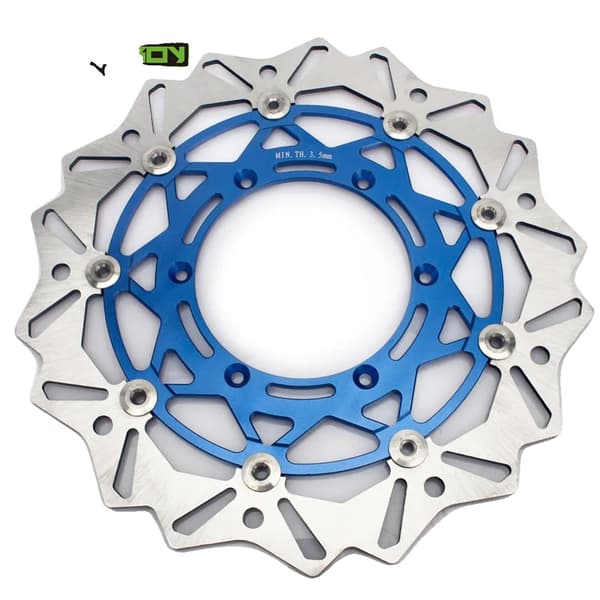 Disc Rotor til Suzuki DR-Z 400 SM, 320 mm Diameter, Rustfrit Stål Konstruktion,Blå Skive