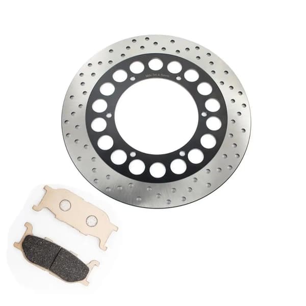 Bromsskiva Rotor, Rostfritt Stål 420, Främre Placering, 29,8 mm Diameter,Svart