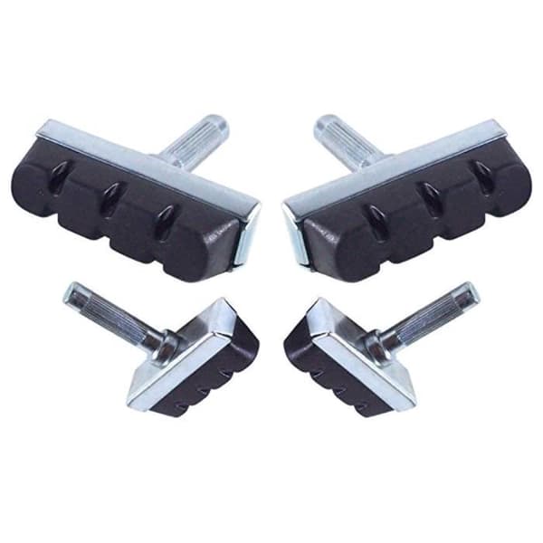 4x GUMMI CYKELBROMSBODAR 40MM MED CANTILEVER STÖV CENTRAL PULL CYCLE CITY VINTAGE
