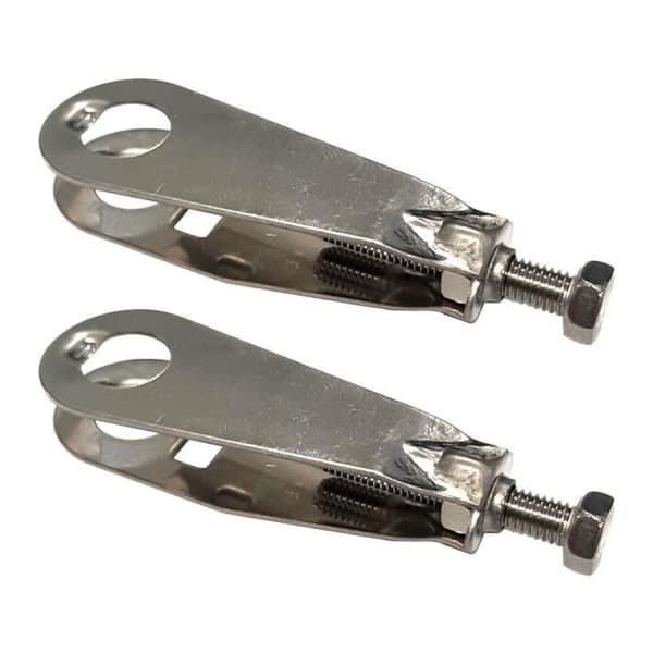 2x kedjespännare M5 holländsk cykel batavus 55mm skruvspänningsjustering ram tjocklek 8mm