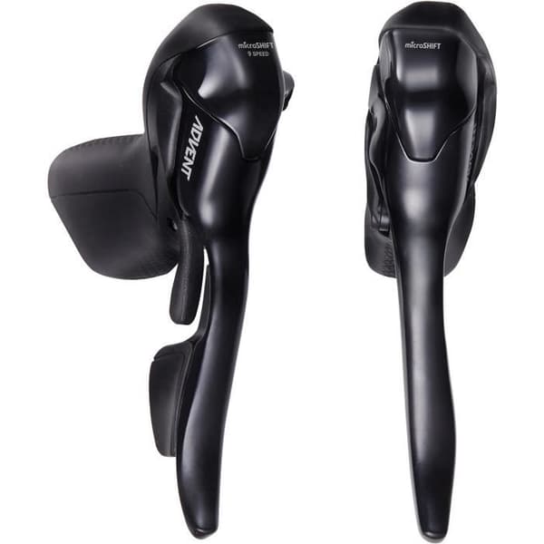 Växel/spak Microshift Advent SB-M090 svart 9 växlar R/L