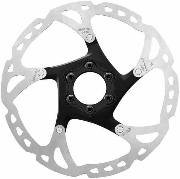 Shimano - SMRT76L - SM-RT76 2021 6-håls metall/harts bromsskiva Diameter 203 mm En storlek