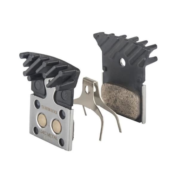Shimano L04C kylfläns metall bromsbelägg set - svart - TU