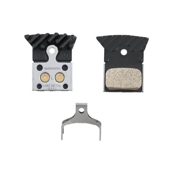 Shimano L04C kylfläns metall bromsbelägg set - svart - TU